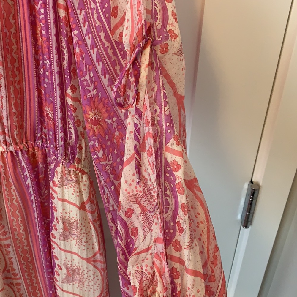 Gorgeous LoveShackFancy Silk Bohemian Dress - Size S - Picture 3 of 11